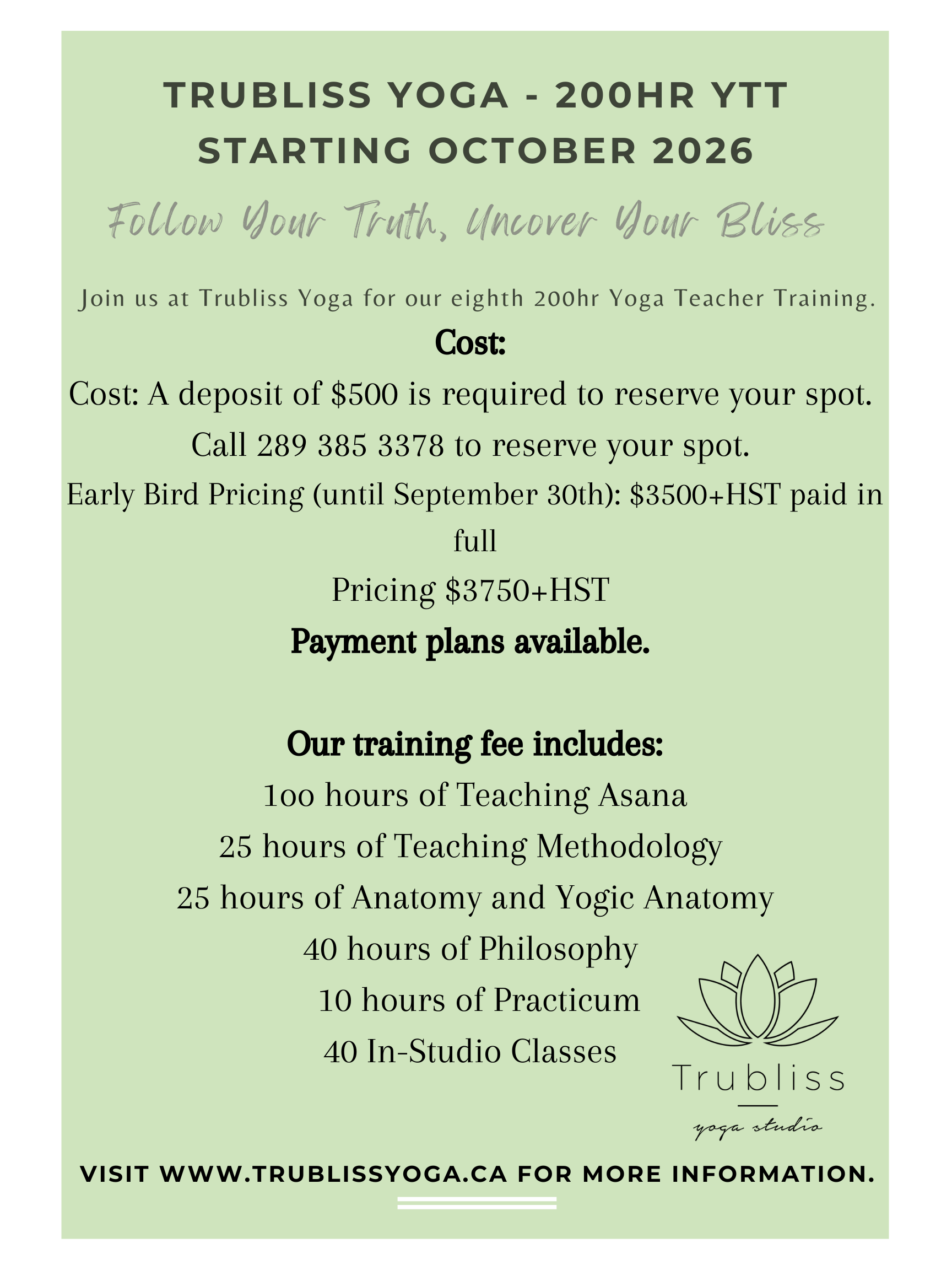rTrubliss Yoga -