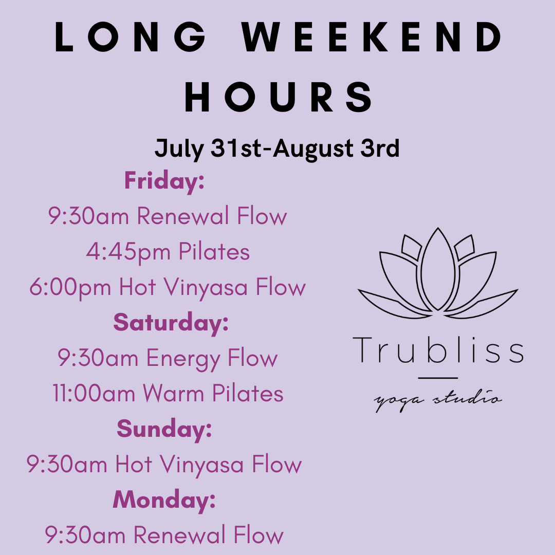 Long weekend hours
