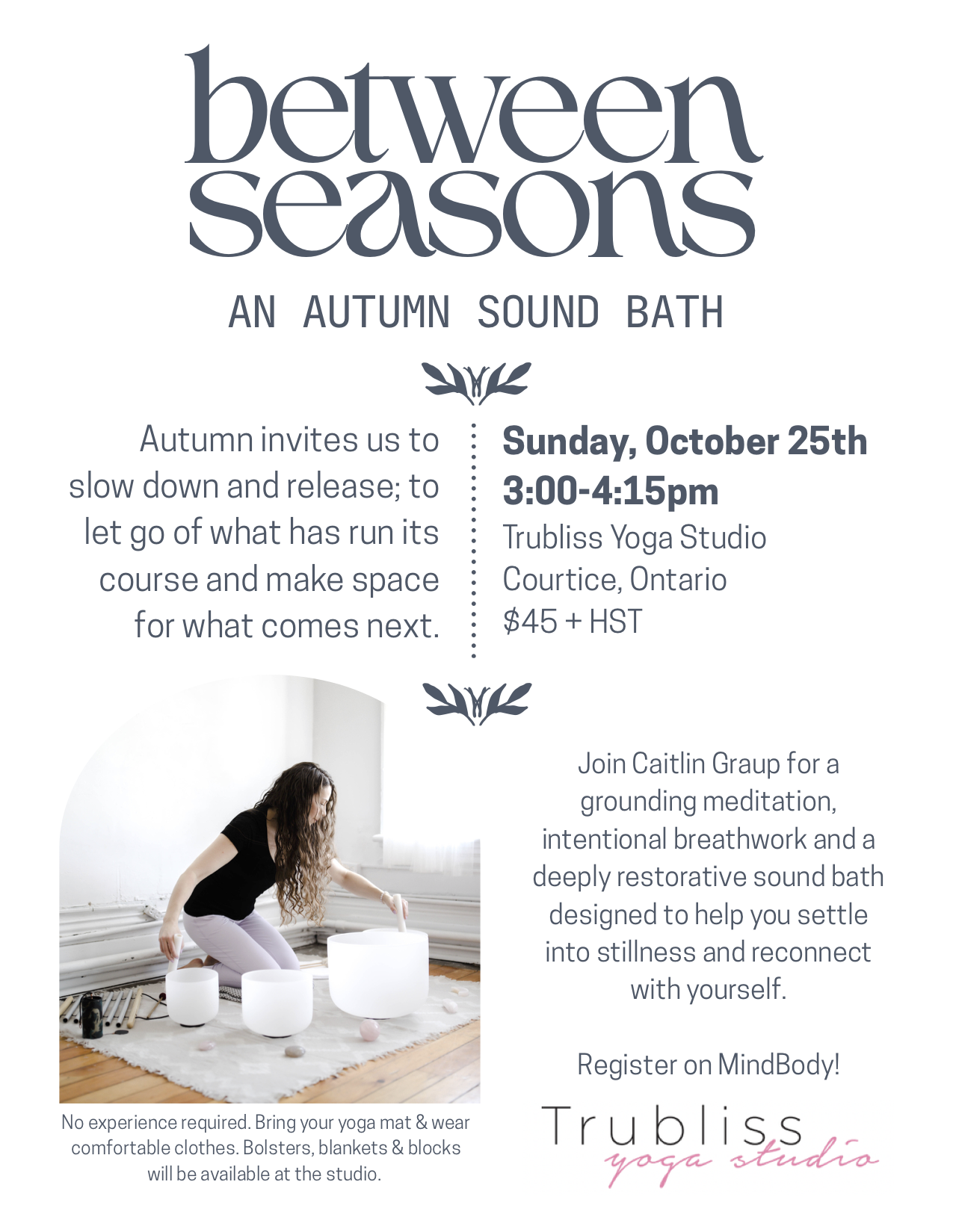 Trubliss Sound Bath - Oct 25 2026